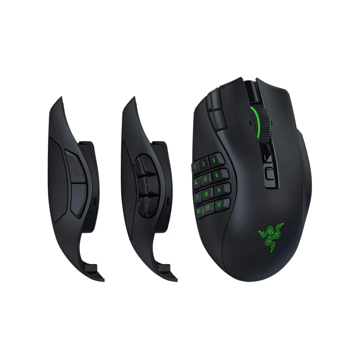 Razer Naga V3 Pro Wireless MMO Gaming Mouse - Swappable Side Plates - Programmable Controls - Chroma RGB