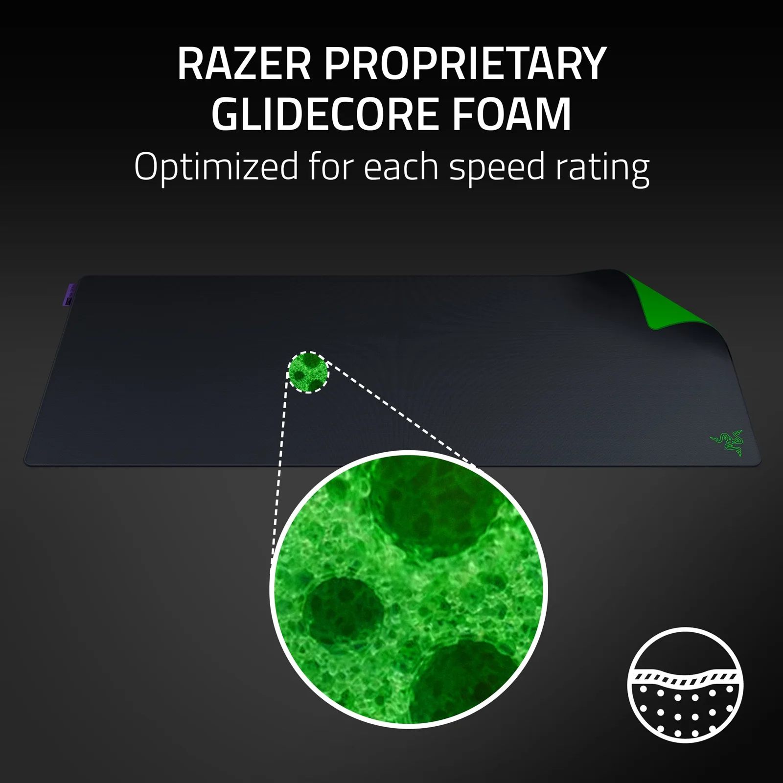 Razer Gigantus V2 Pro XXL / 3XL – Soft Esports Gaming Mouse Mat – Max Speed / Max Control / Balance – GlideCore Foam