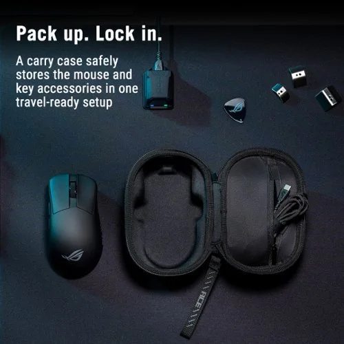 ASUS ROG Gladius IV Ace Gaming Mouse – 65K DPI – 8K Polling Rate – 56g – Tri-Mode Wireless