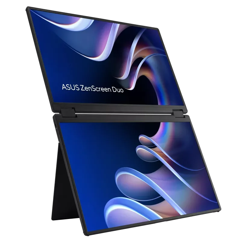 ASUS ZenScreen Duo MB14FCD Dual 14" Portable Monitor – IPS – 60Hz – 360° Foldable – USB-C – Mini HDMI