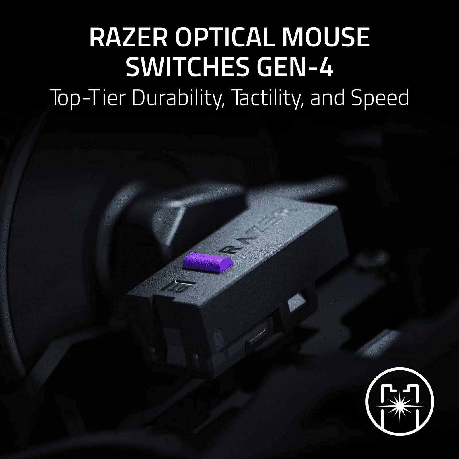 Razer Basilisk V4 HyperSpeed Wireless Ergonomic Gaming Mouse – 33K Optical Sensor – HyperScroll Technology