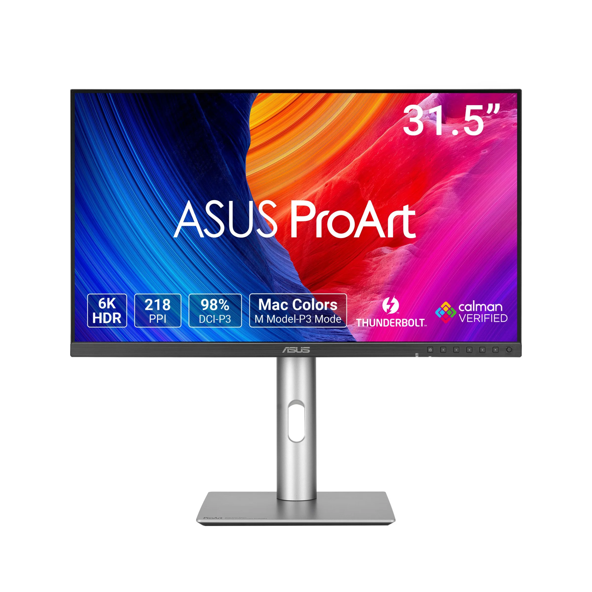 ASUS ProArt PA32QCV – 32" 6K IPS Professional Monitor – 98% DCI-P3 – Thunderbolt 4 96W – HDR600
