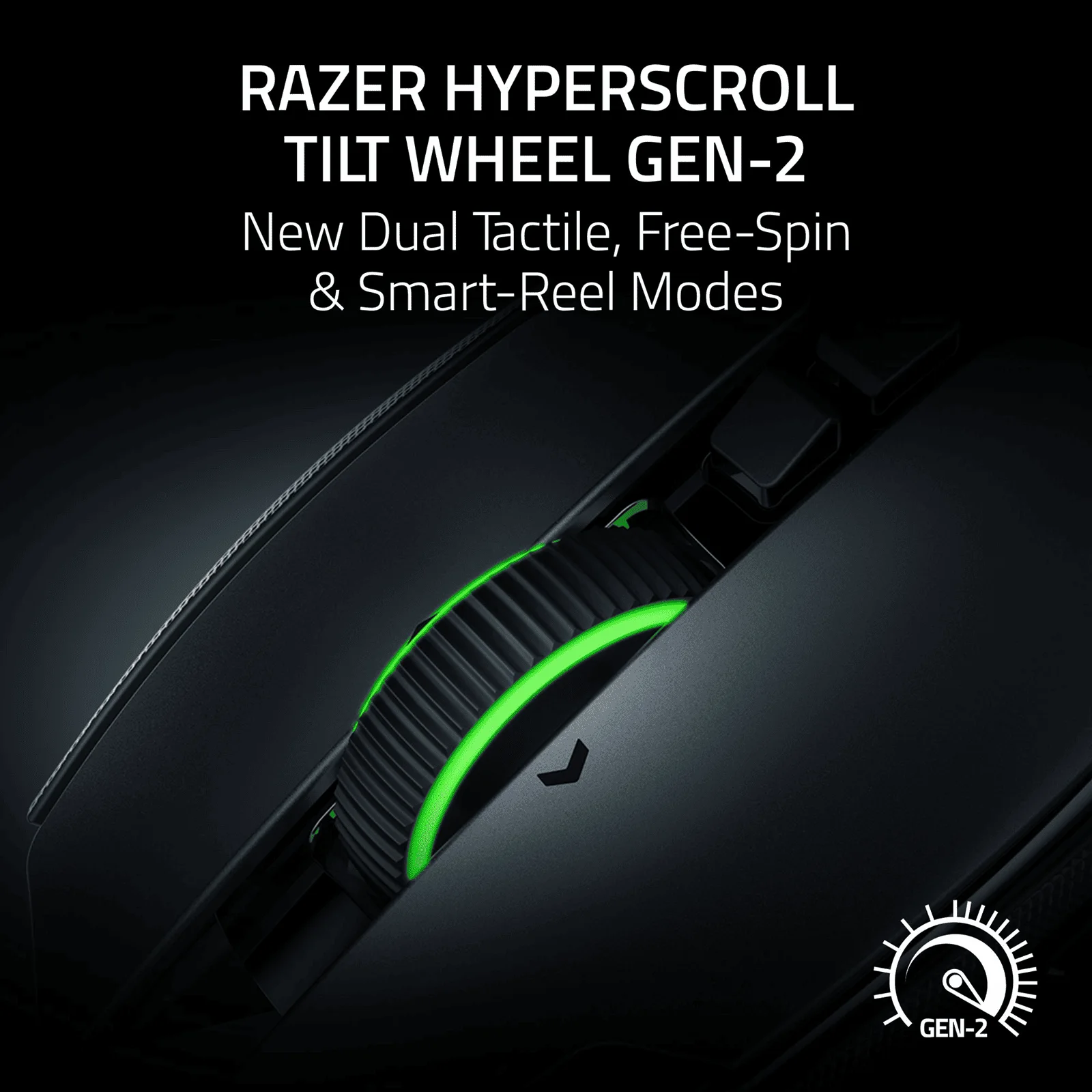 Razer Basilisk V4 Pro Wireless Ergonomic Gaming Mouse – 50K Optical Sensor – HyperScroll Tilt Wheel Gen-2