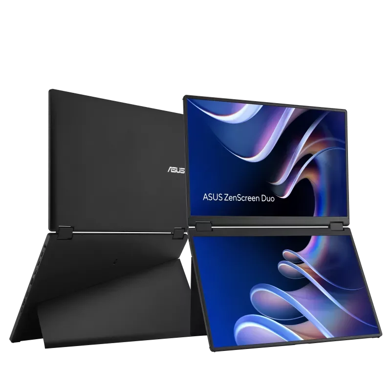 ASUS ZenScreen Duo MB14FCD Dual 14" Portable Monitor – IPS – 60Hz – 360° Foldable – USB-C – Mini HDMI