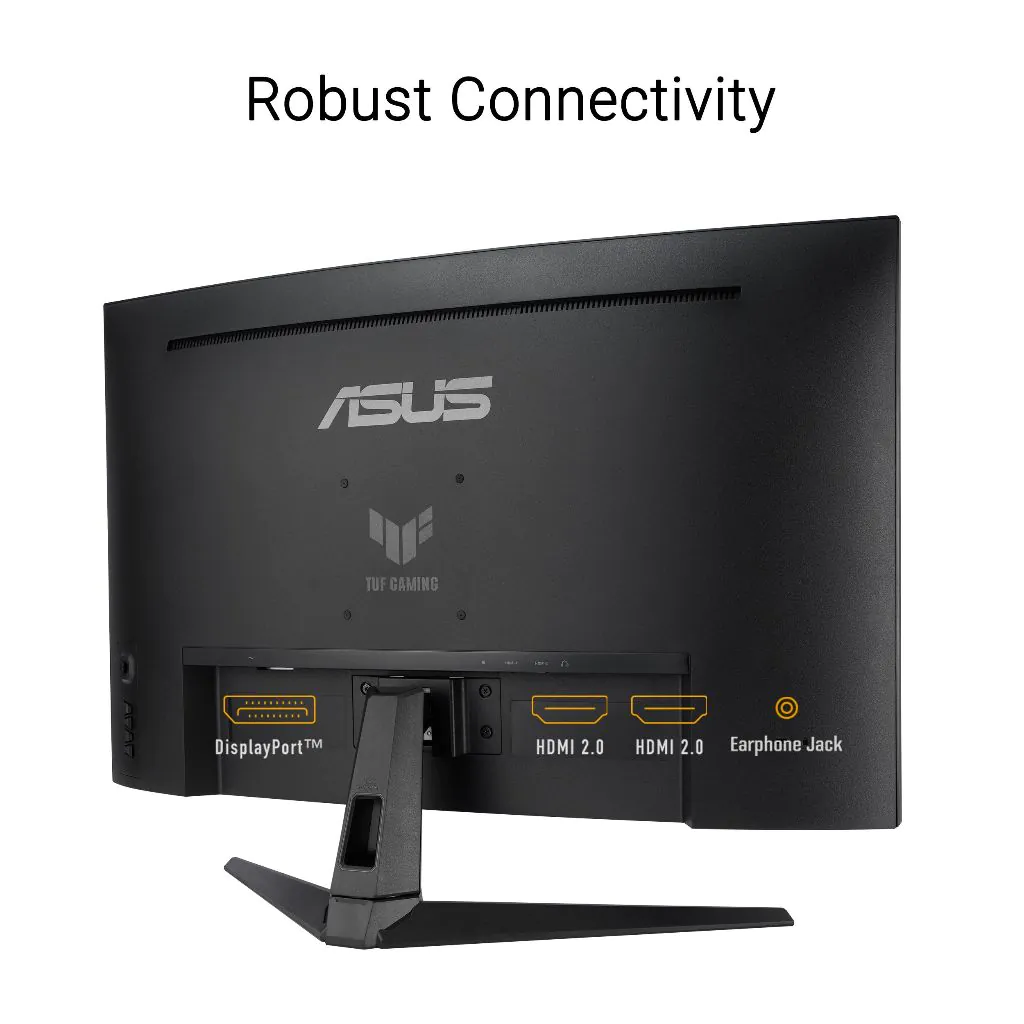 【SAME-DAY DELIVERY】ASUS TUF Gaming VG32VQM5B – 32" FHD Curved Fast VA 250Hz OC – 0.5ms – FreeSync Premium Gaming Monitor