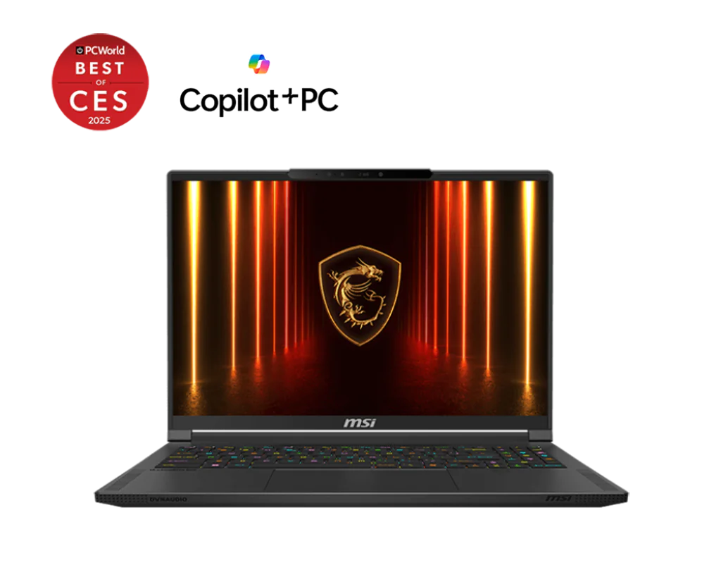 【SAME-DAY DELIVERY】MSI Stealth A16 AI+ Gaming Laptop — Elite OLED Gaming — RTX 5070 Ti - QHD+ OLED 240Hz - Ryzen AI 9 - 32GB
