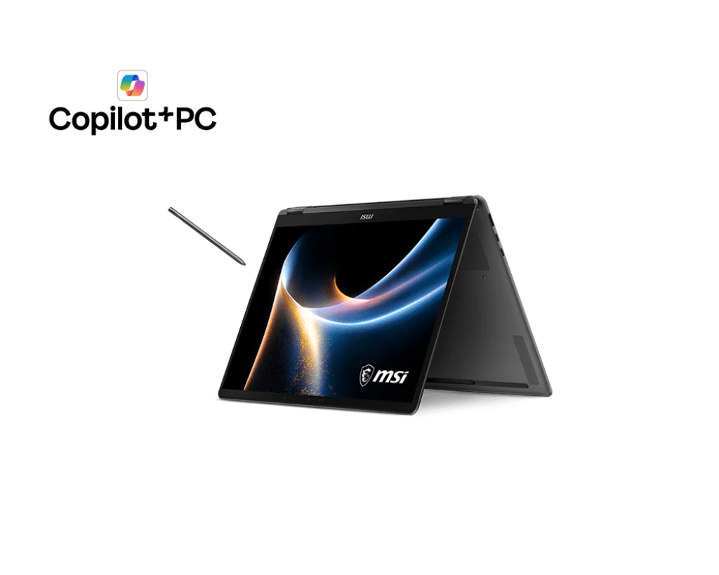 MSI Prestige 14 Flip AI+ – 14" OLED Touch – Intel Core Ultra 9 – 32GB RAM – 1TB SSD – Convertible 2-in-1 Copilot+ PC