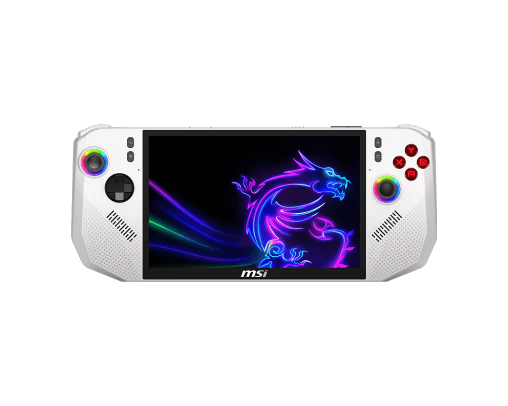【SAME-DAY DELIVERY】MSI Claw A8 Gaming Handheld – 8″ FHD 120Hz Touchscreen - AMD Ryzen Z2 Extreme - 24GB - 1TB SSD - Polar Tempes