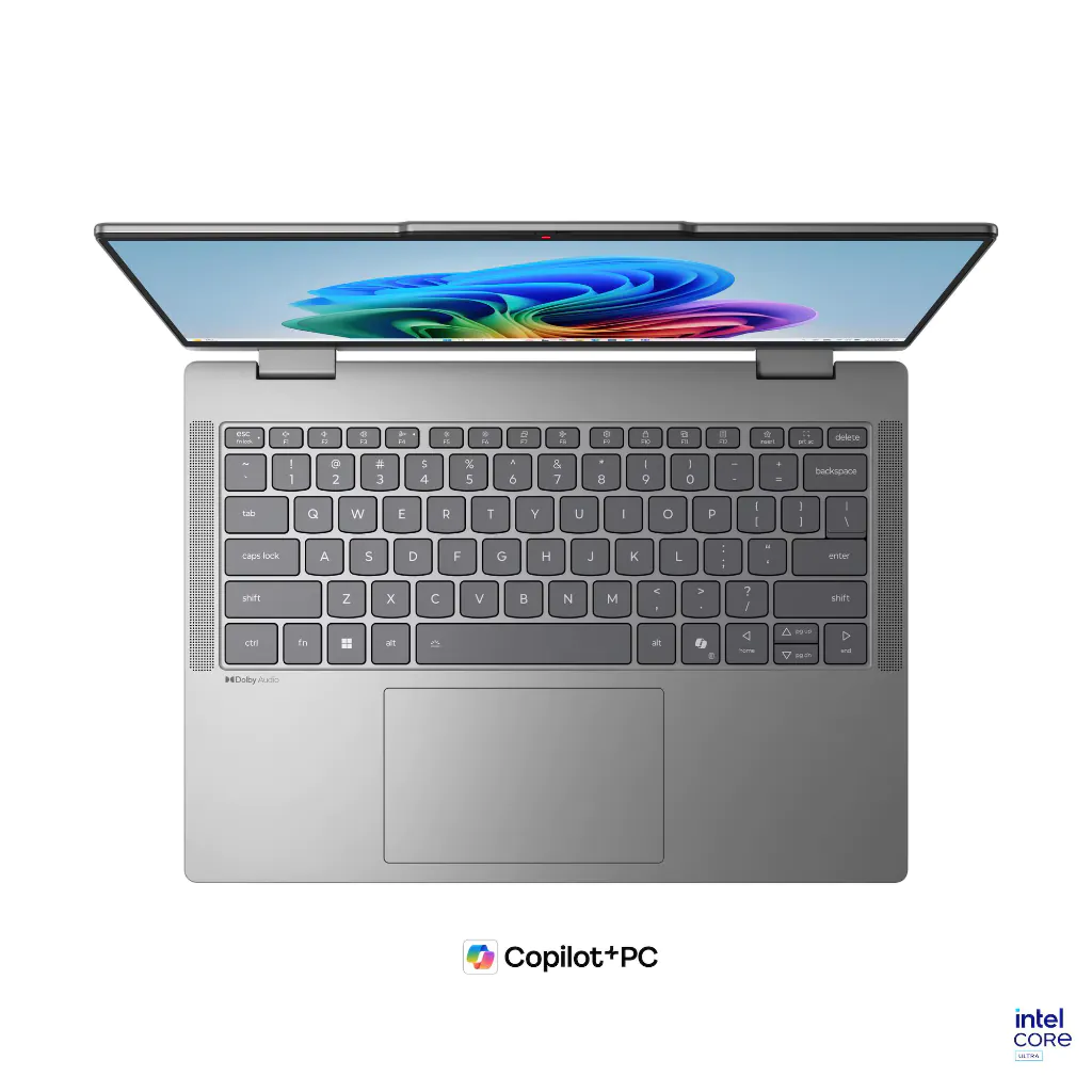 [Same‑Day Delivery] Lenovo IdeaPad 5 2‑in‑1 Luna Grey AI Laptop – Intel Core Ultra 5 – 16GB RAM – 512GB SSD – Integrated Graphics – 14″ WUXGA IPS Touch