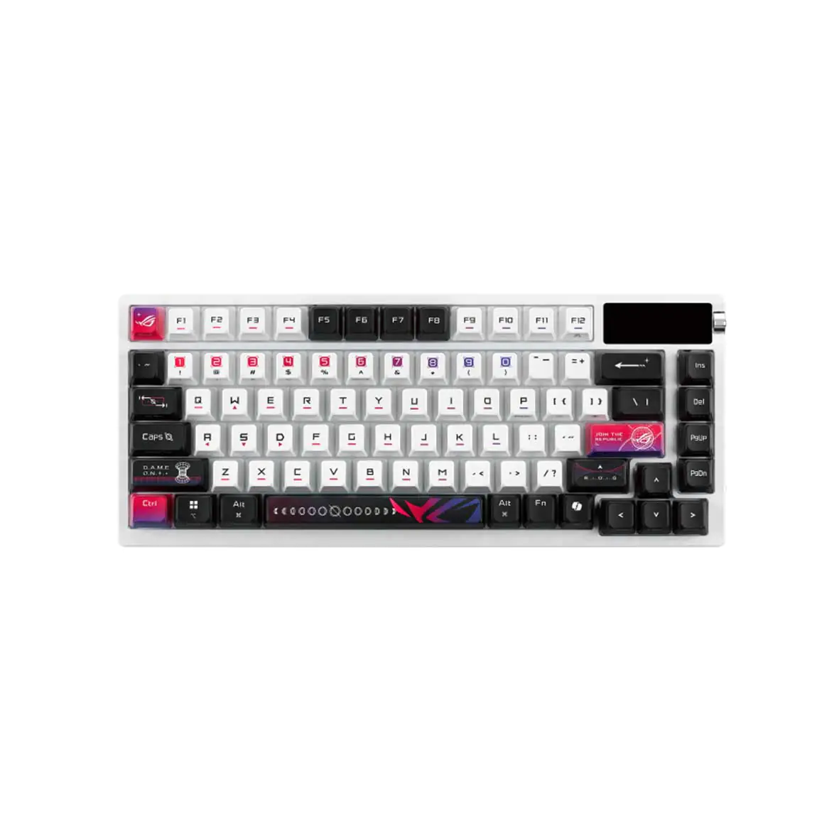 ROG Azoth X Wireless Gaming Keyboard — Hot-Swappable - Tri-Mode - Silicon Wrist Rest — Esports-Grade