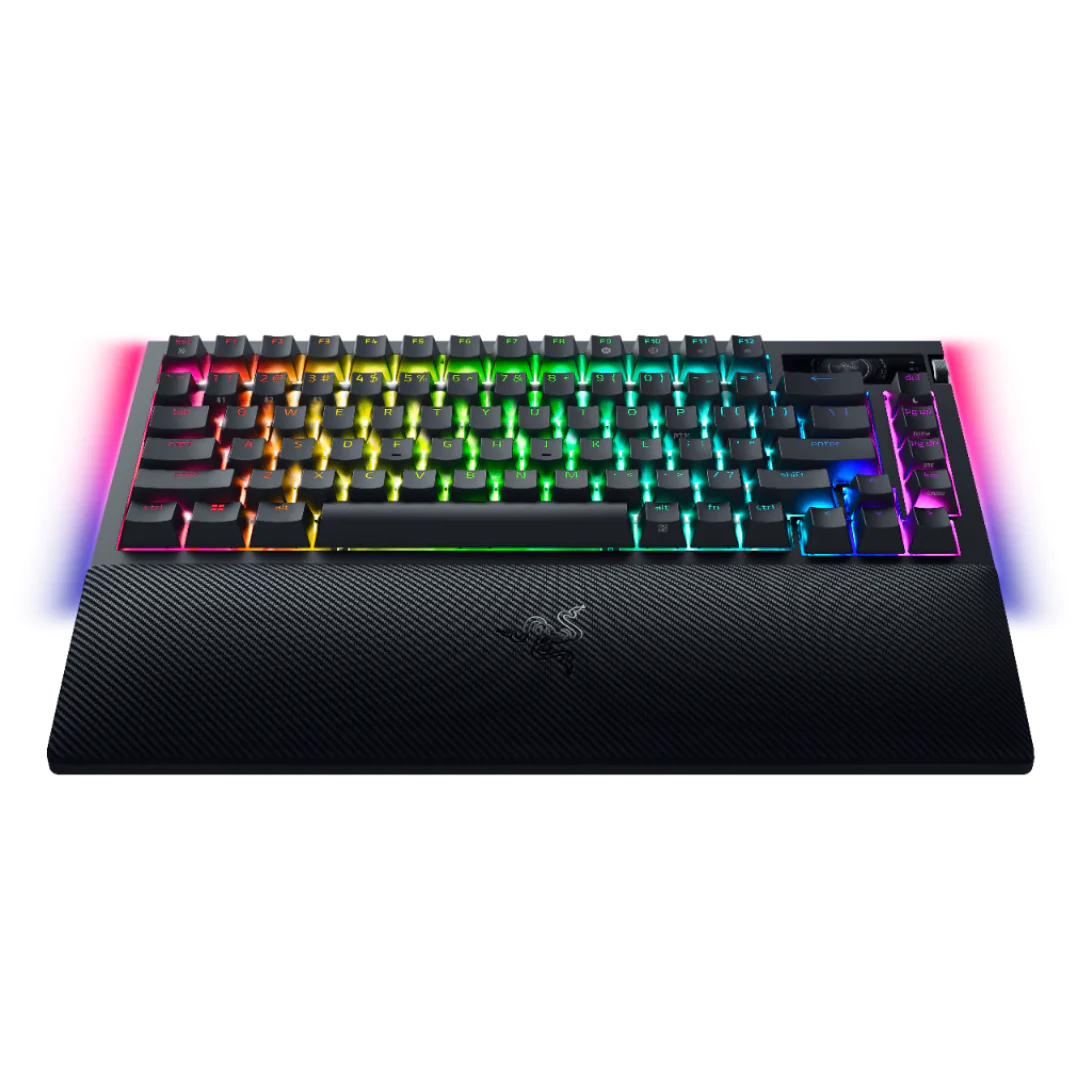 Razer BlackWidow V4 Pro 75% Wireless Orange Switch Gaming Keyboard with Hot-Swappable Design