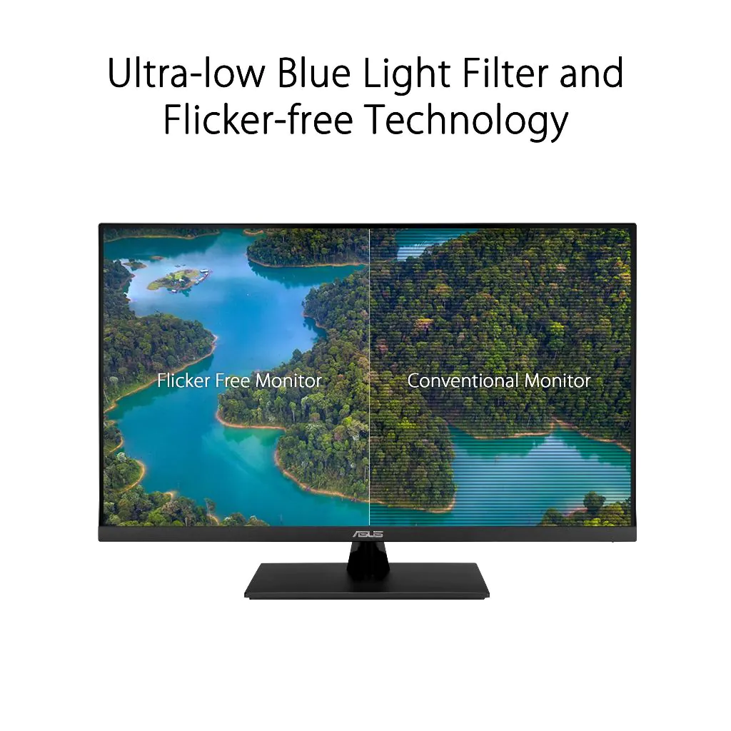 ASUS VP327Q Eye Care Monitor – 31.5" 4K UHD VA – HDR10 – 99% sRGB – Adaptive-Sync – HDMI - DP