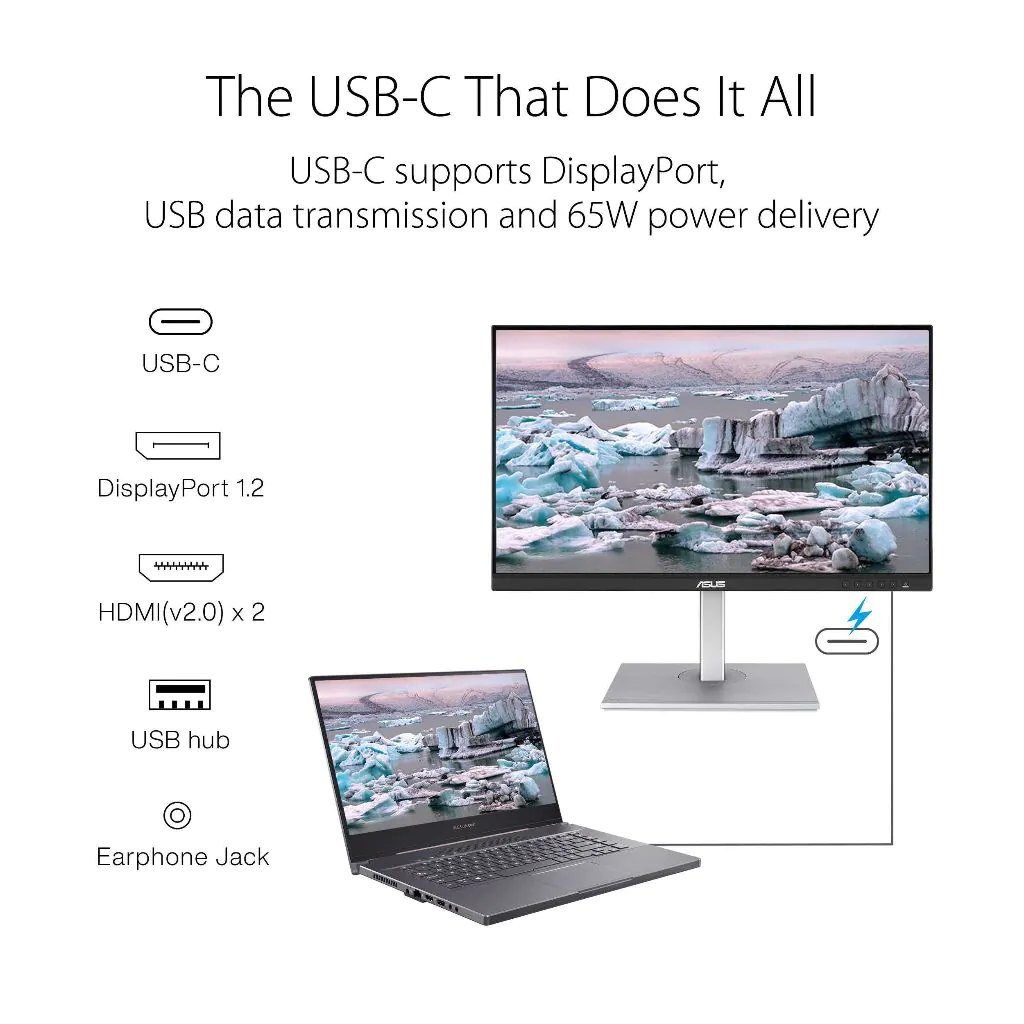 【SAME-DAY DELIVERY】ASUS ProArt Display PA279CV Monitor – 27" 4K UHD IPS – 100% sRGB – USB-C – Calman Verified