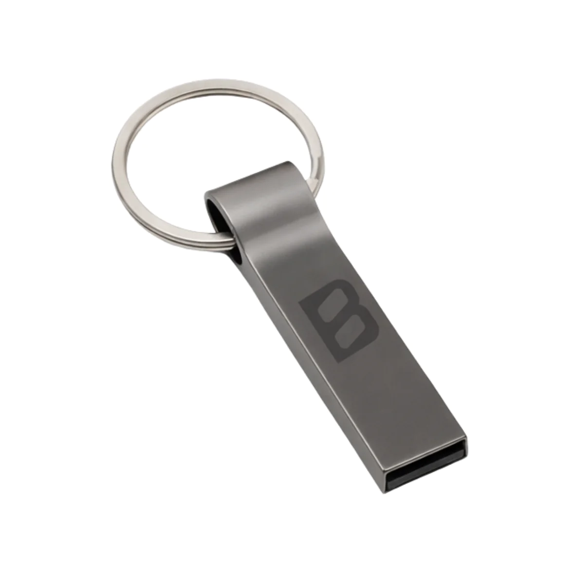 #BLACK EDT Metallic USB Flash Drive — 64GB/128GB - High-Speed Transfer - Aluminum Body