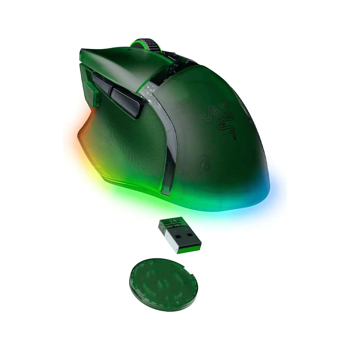 Razer Basilisk V3 Pro 35K Wireless Ergonomic Gaming Mouse with HyperScroll Tilt Wheel & Chroma RGB Lighting