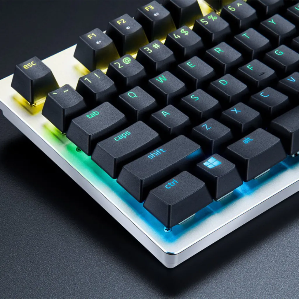 Razer PBT Keycap Upgrade Set — Doubleshot - Textured - Green Colorway