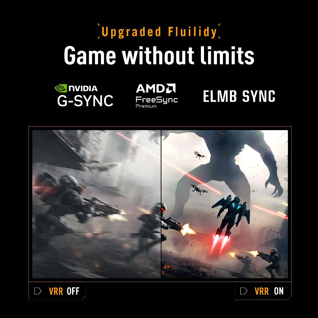 【SAME-DAY DELIVERY】Asus TUF Gaming VG27AQML5A Gaming Monitor – 27-inch, QHD(2560x1440), 300Hz, Fast IPS AMD FreeSync ELMB SYNC VESA DisplayHDR