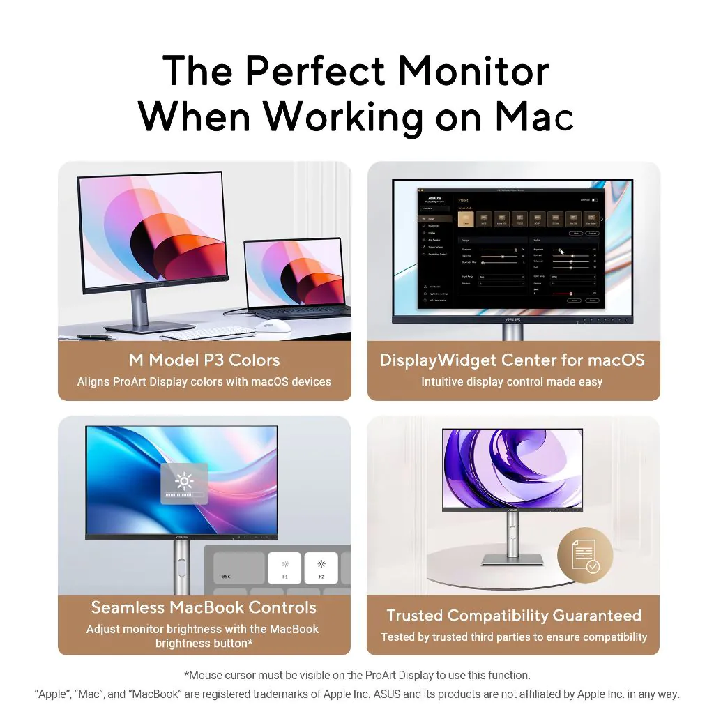 ASUS ProArt PA278QGV Monitor 27-inch IPS/QHD 2560 x 1440 95% DCI-P3 Color Accuracy 120Hz HDR-10