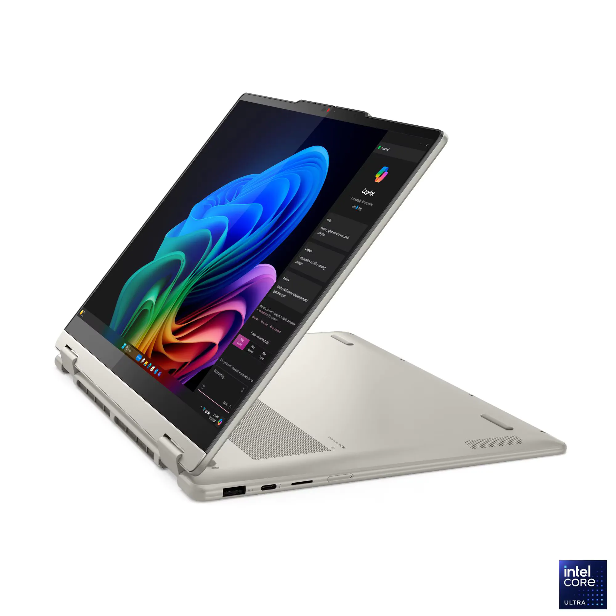 [Same‑Day Delivery] Lenovo Yoga 7 2‑in‑1 Leather AI Laptop – Intel Core Ultra 7 – 16GB RAM – 1TB SSD – Integrated Graphics – 14″ OLED Touch