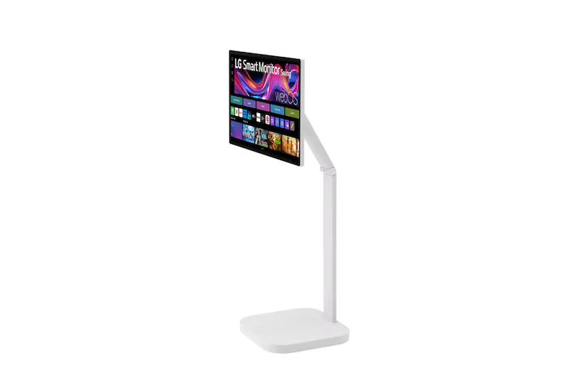 LG 32U889SA-W 32" 4K UHD IPS Touch Monitor – USB-C 65W PD, Speakers, Swing Stand