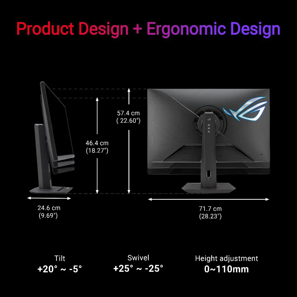 【SAME-DAY DELIVERY】ASUS ROG Strix XG32UCG – 32" 4K Fast IPS 160Hz – FHD 320Hz Dual Mode – 0.3ms Gaming Monitor