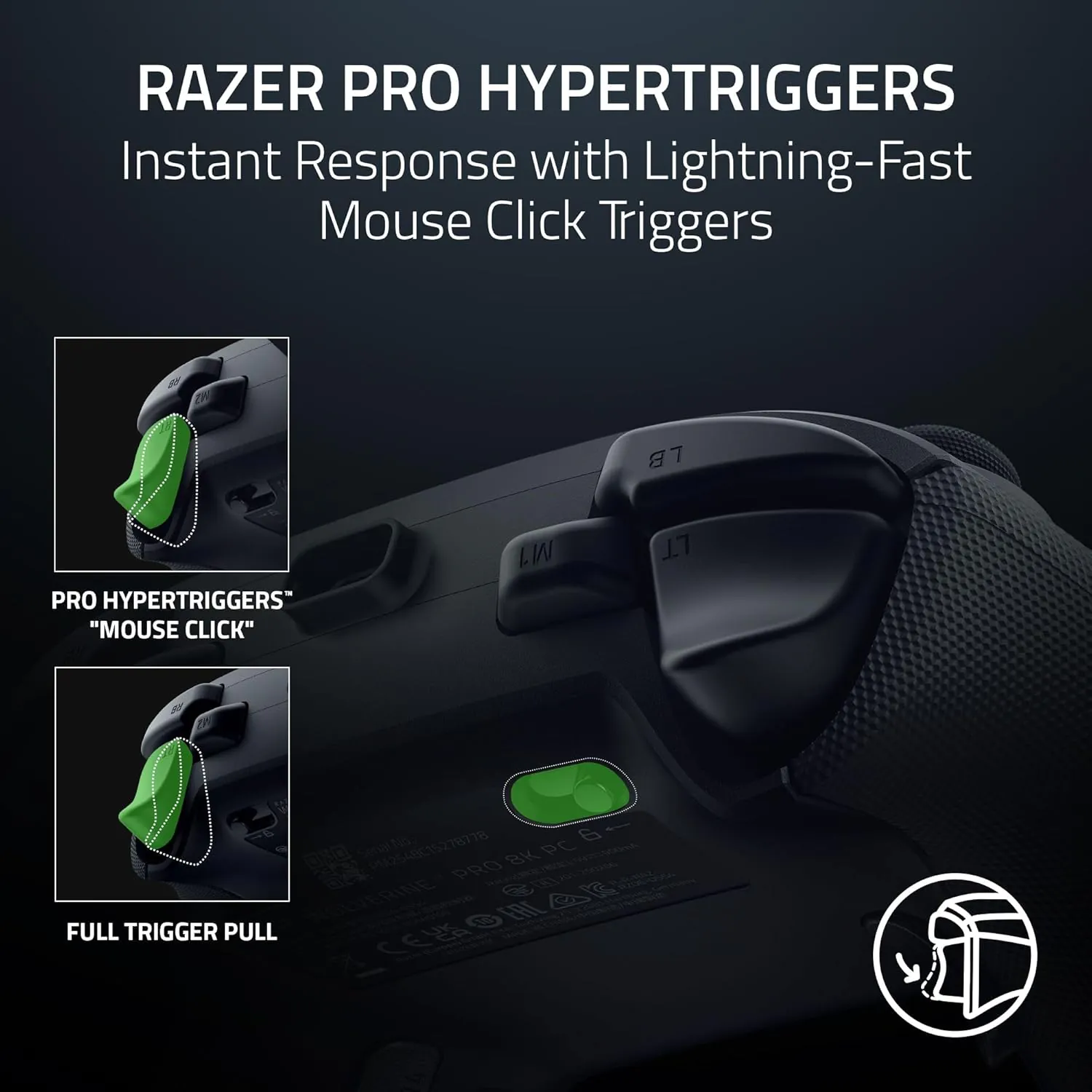 Razer Wolverine V3 Pro 8K – PC Wireless Esports Controller – HyperSpeed