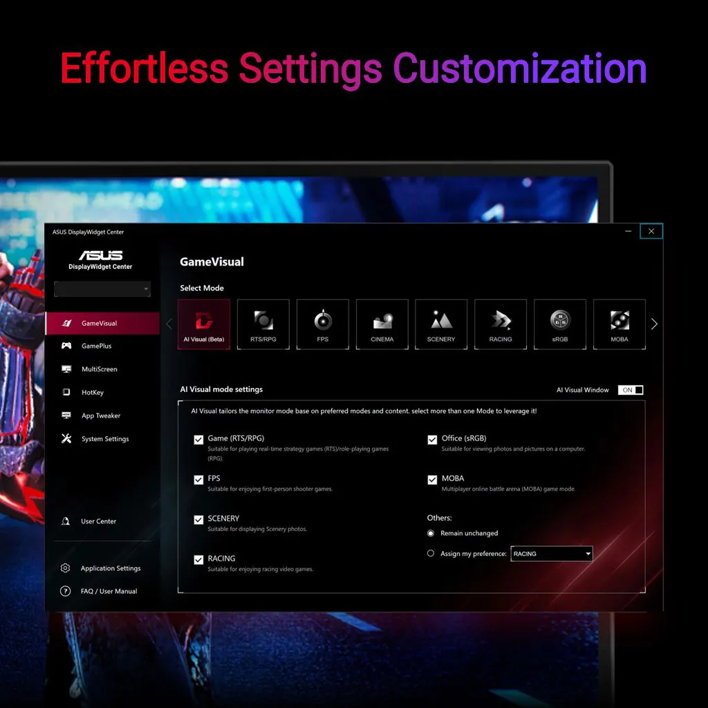 【SAME-DAY DELIVERY】Asus ROG XG27ACMEG Gaming Monitor 27Inch/QHD 2560x1440/1ms/260Hz