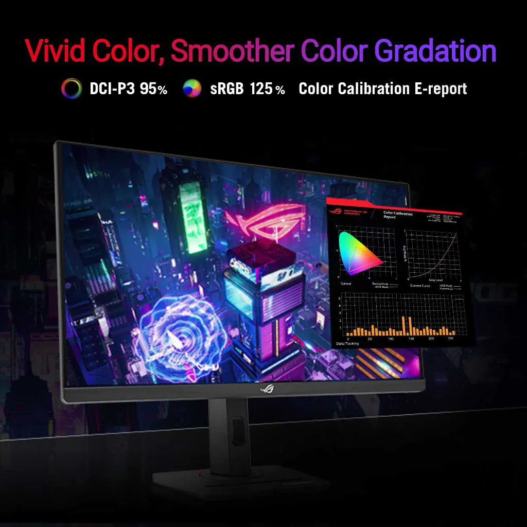 【SAME-DAY DELIVERY】ASUS ROG Strix XG27ACG Gaming Monitor 27-inch 2560x1440, 180Hz,1ms (GTG), Fast IPS, Extreme Low Motion Blur Sync, USB Type-C, G-Sync compatible