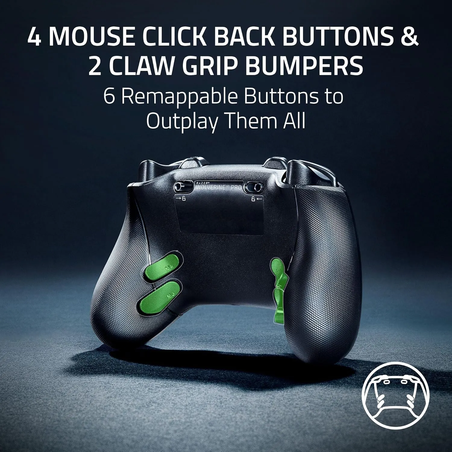 Razer Wolverine V3 Pro Wireless Gaming Controller – HyperSpeed – Xbox & PC – Esports Edition