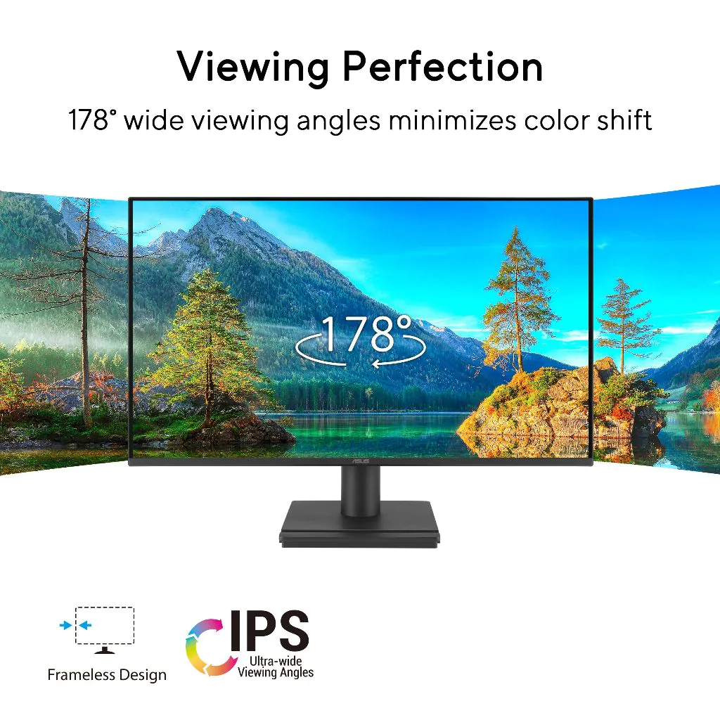 【SAME-DAY DELIVERY】ASUS VA259HGA Eye Care Gaming Monitor – 24.5" FHD IPS 120Hz – 1ms – Adaptive-Sync – HDMI VGA