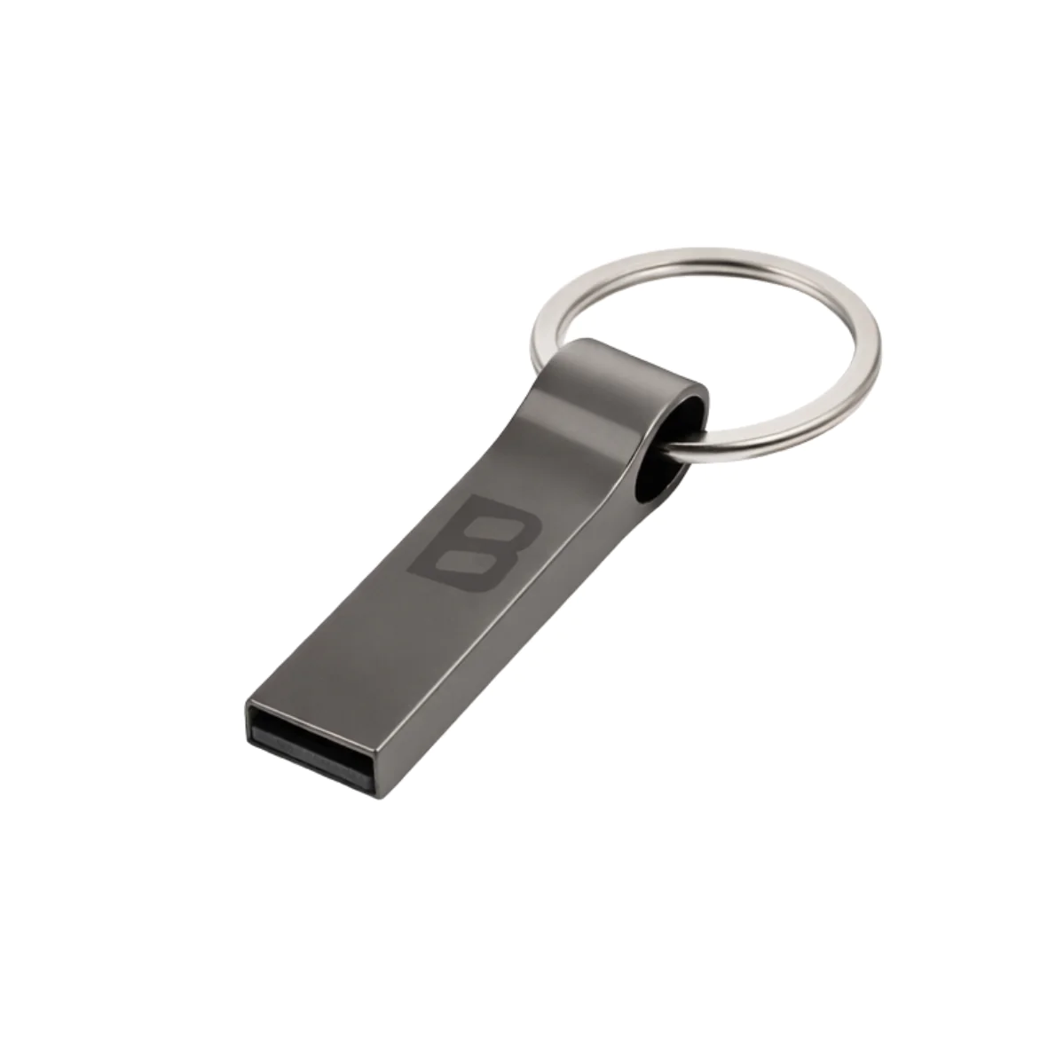 #BLACK EDT Metallic USB Flash Drive — 64GB/128GB - High-Speed Transfer - Aluminum Body