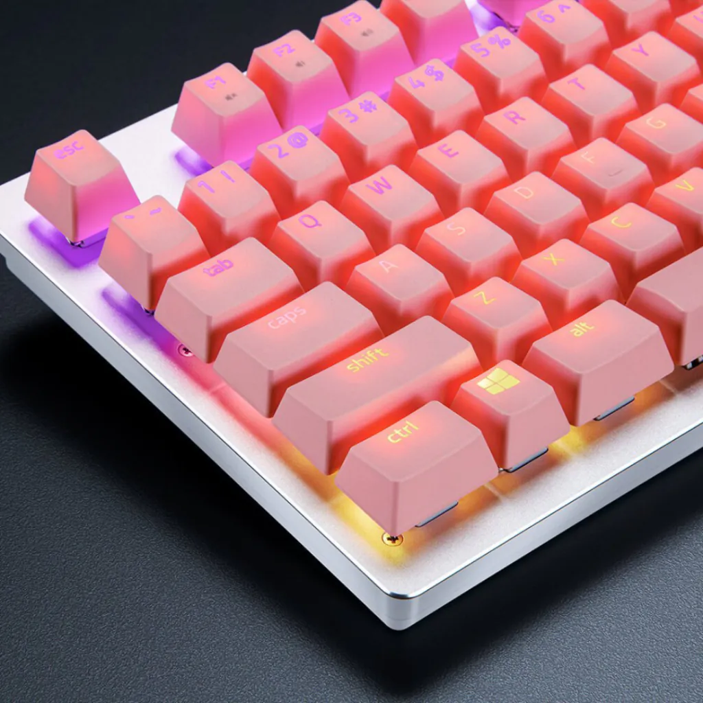 Razer PBT Keycap Upgrade Set — Doubleshot - Textured - Green Colorway
