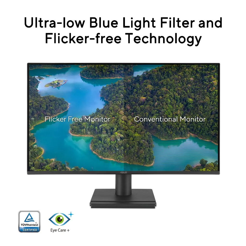 【SAME-DAY DELIVERY】ASUS VA259HGA Eye Care Gaming Monitor – 24.5" FHD IPS 120Hz – 1ms – Adaptive-Sync – HDMI VGA