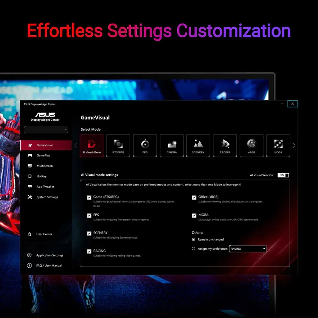 ASUS ROG Strix XG27UCGR – 27" 4K Fast IPS 162Hz – FHD 485Hz Dual Mode – 0.3ms Gaming Monitor