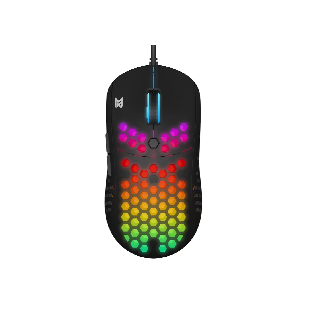 MonsterX BAKU Esports Wired Mouse with PMW 3360 Sensor / 12,000 DPI / 1000Hz Polling