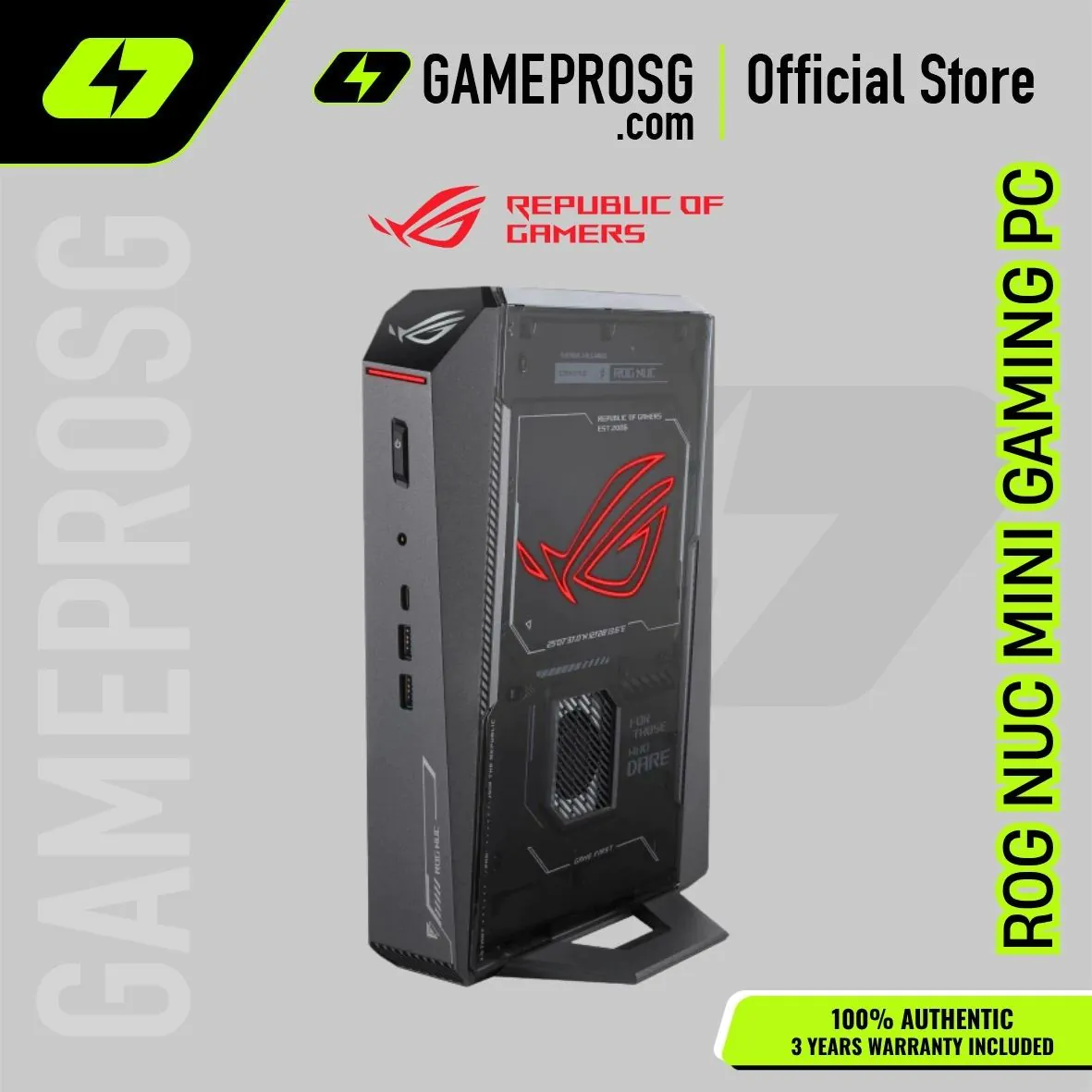 [Same‑Day Delivery] ASUS ROG NUC Mini AI Gaming Desktop – Intel Core Ultra 9 – 32GB RAM – 1TB SSD – RTX5080 Laptop GPU