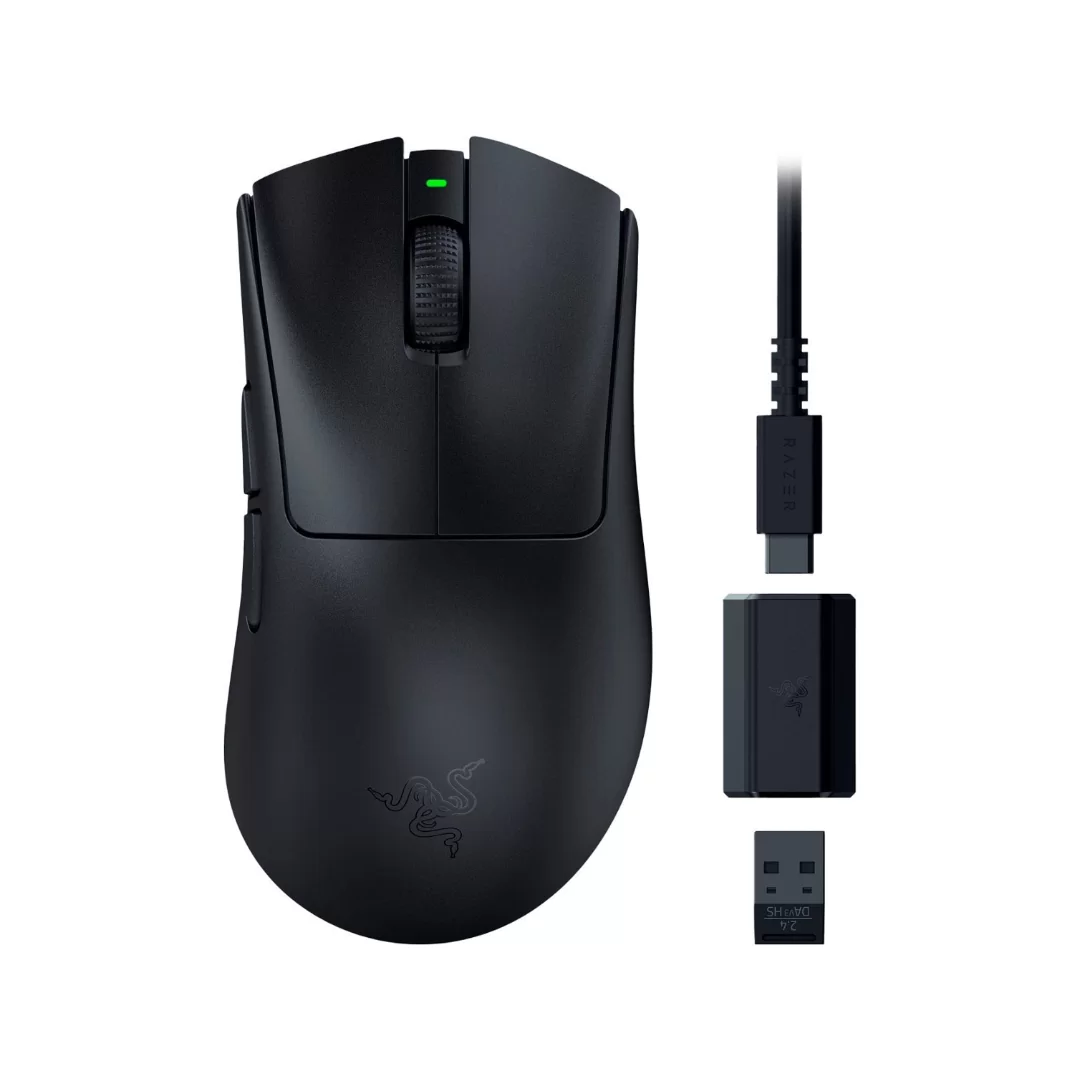 Razer DeathAdder V3 HyperSpeed Ultra-Lightweight Wireless Optical Gaming Mouse with 100 Hour Battery