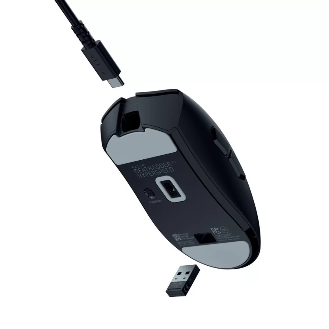 Razer DeathAdder V3 HyperSpeed Ultra-Lightweight Wireless Optical Gaming Mouse with 100 Hour Battery