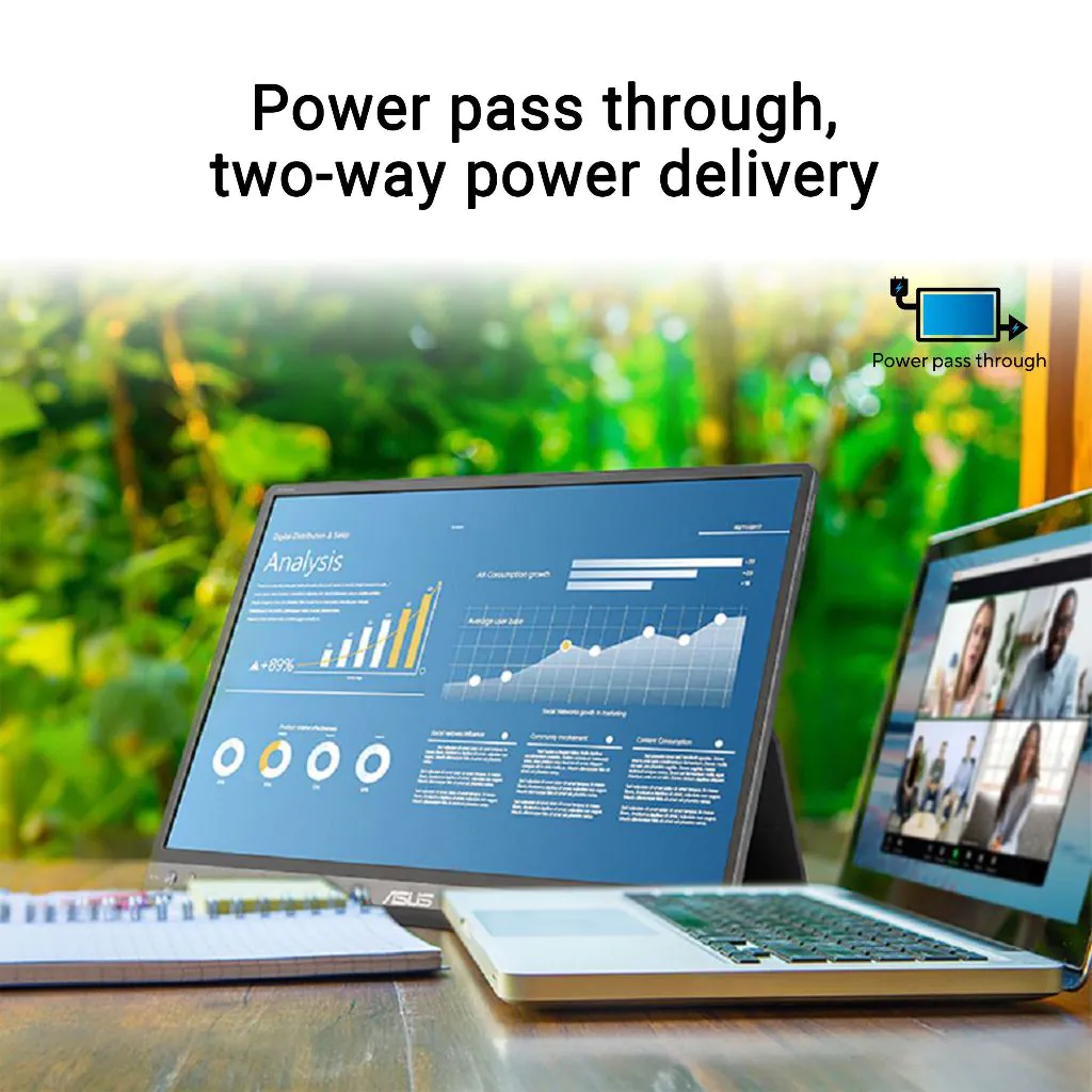 【SAME-DAY DELIVERY】ASUS ZenScreen MB16NCG Portable Monitor – 16" WQXGA IPS 155Hz – 100% sRGB – USB-C Mini HDMI