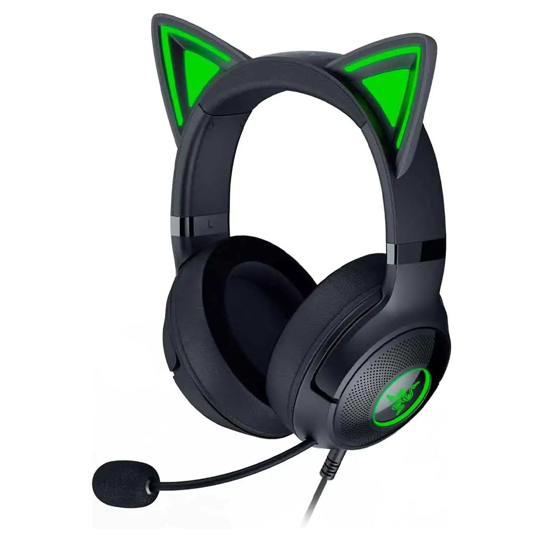 Razer Kraken Kitty V2 USB Wired RGB Headset - Chroma Kitty Ears