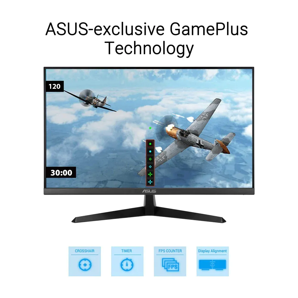 【SAME-DAY DELIVERY】ASUS VY279HGR Eye Care Gaming Monitor – 27" FHD IPS 120Hz – 1ms – Adaptive-Sync – HDMI VGA