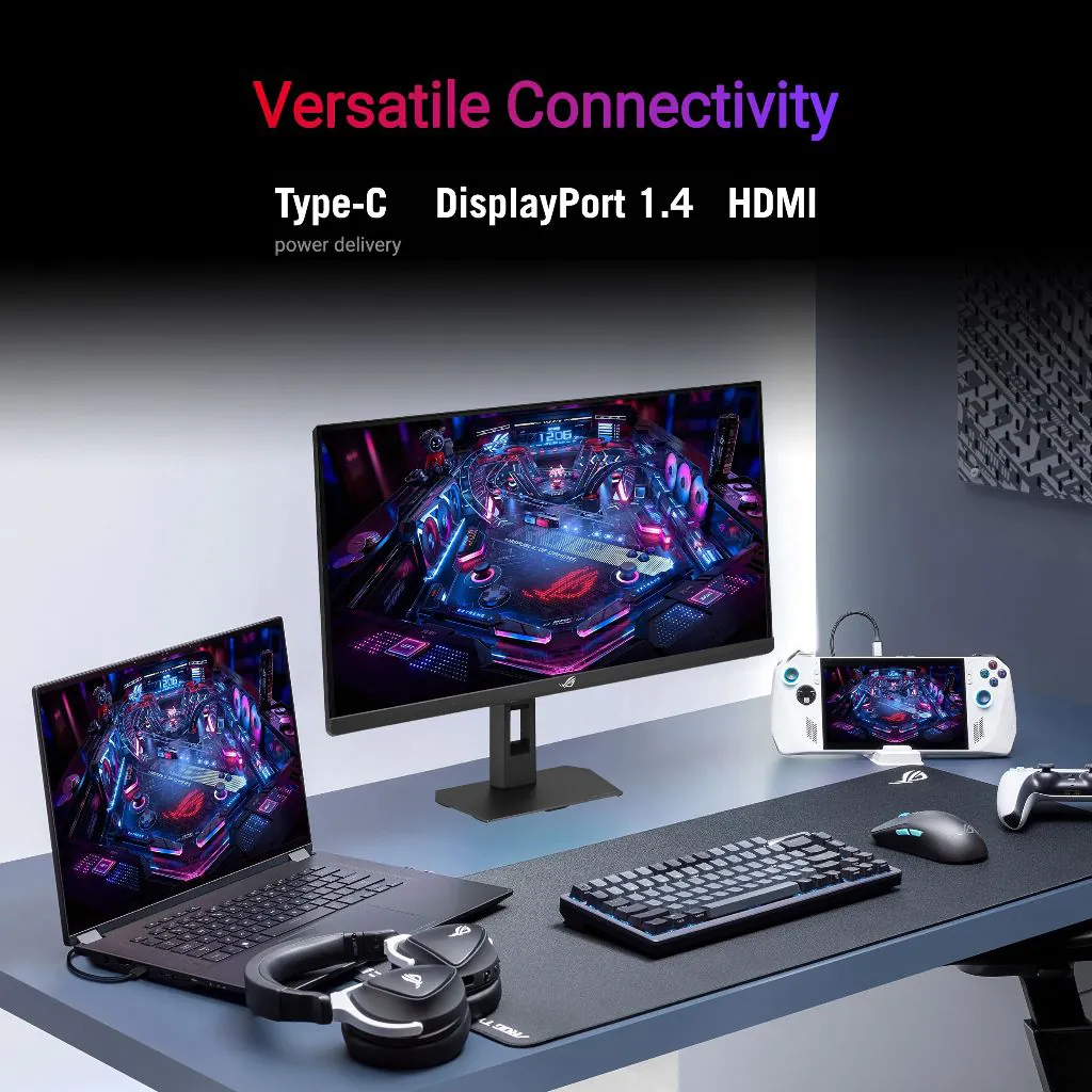 【SAME-DAY DELIVERY】Asus ROG XG27ACMEG Gaming Monitor 27Inch/QHD 2560x1440/1ms/260Hz
