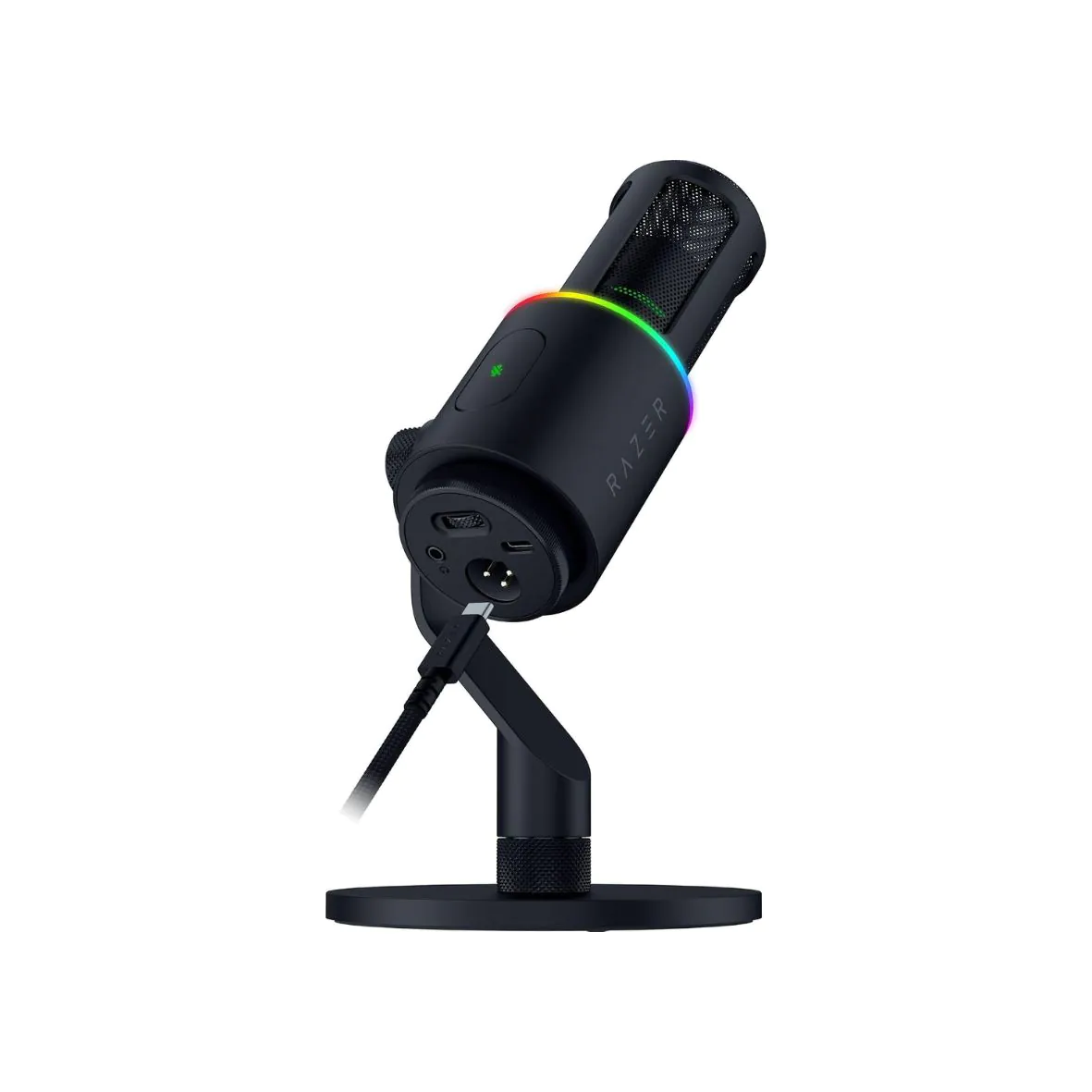 Razer Seiren V3 Pro – Dynamic USB-C & XLR Microphone – 32-Bit Float – AI Noise Removal – Chroma RGB