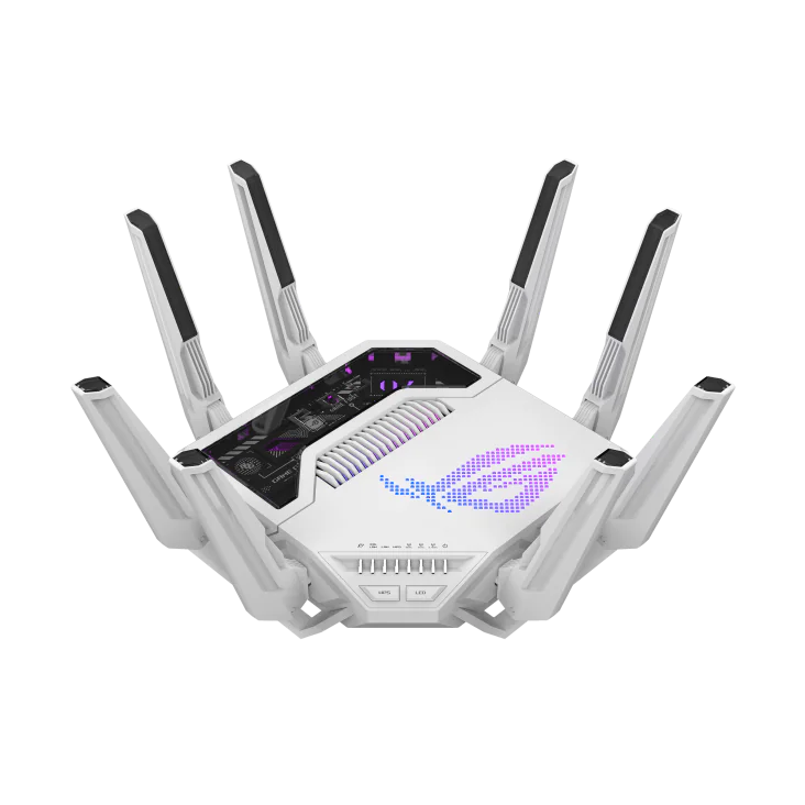 【SAME-DAY DELIVERY】ASUS ROG Rapture GT-BE19000AI WiFi 7 AI Tri-band Gaming Router – Dual 10G Ports – Docker Support