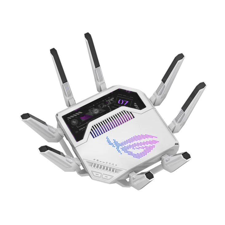 【SAME-DAY DELIVERY】ASUS ROG Rapture GT-BE19000AI WiFi 7 AI Tri-band Gaming Router – Dual 10G Ports – Docker Support