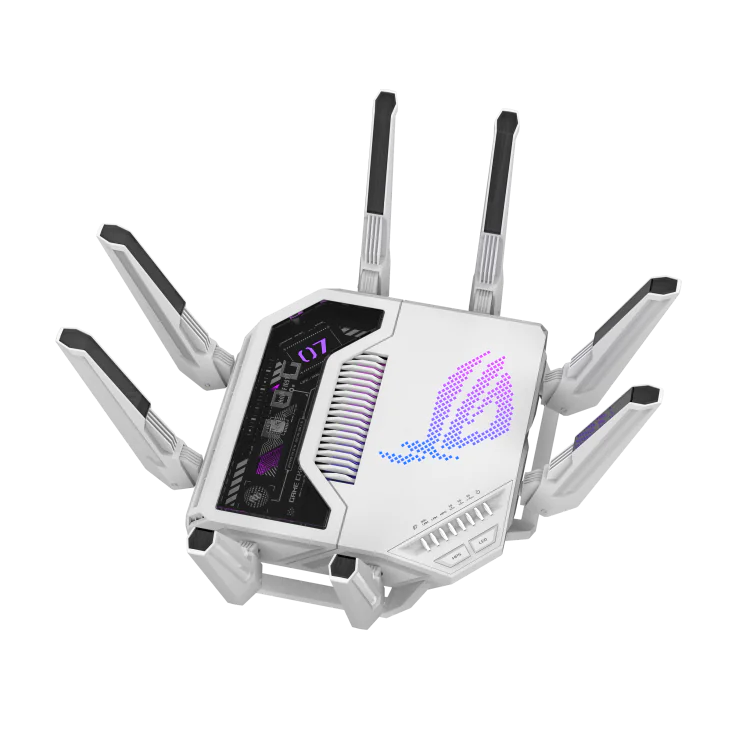 【SAME-DAY DELIVERY】ASUS ROG Rapture GT-BE19000AI WiFi 7 AI Tri-band Gaming Router – Dual 10G Ports – Docker Support