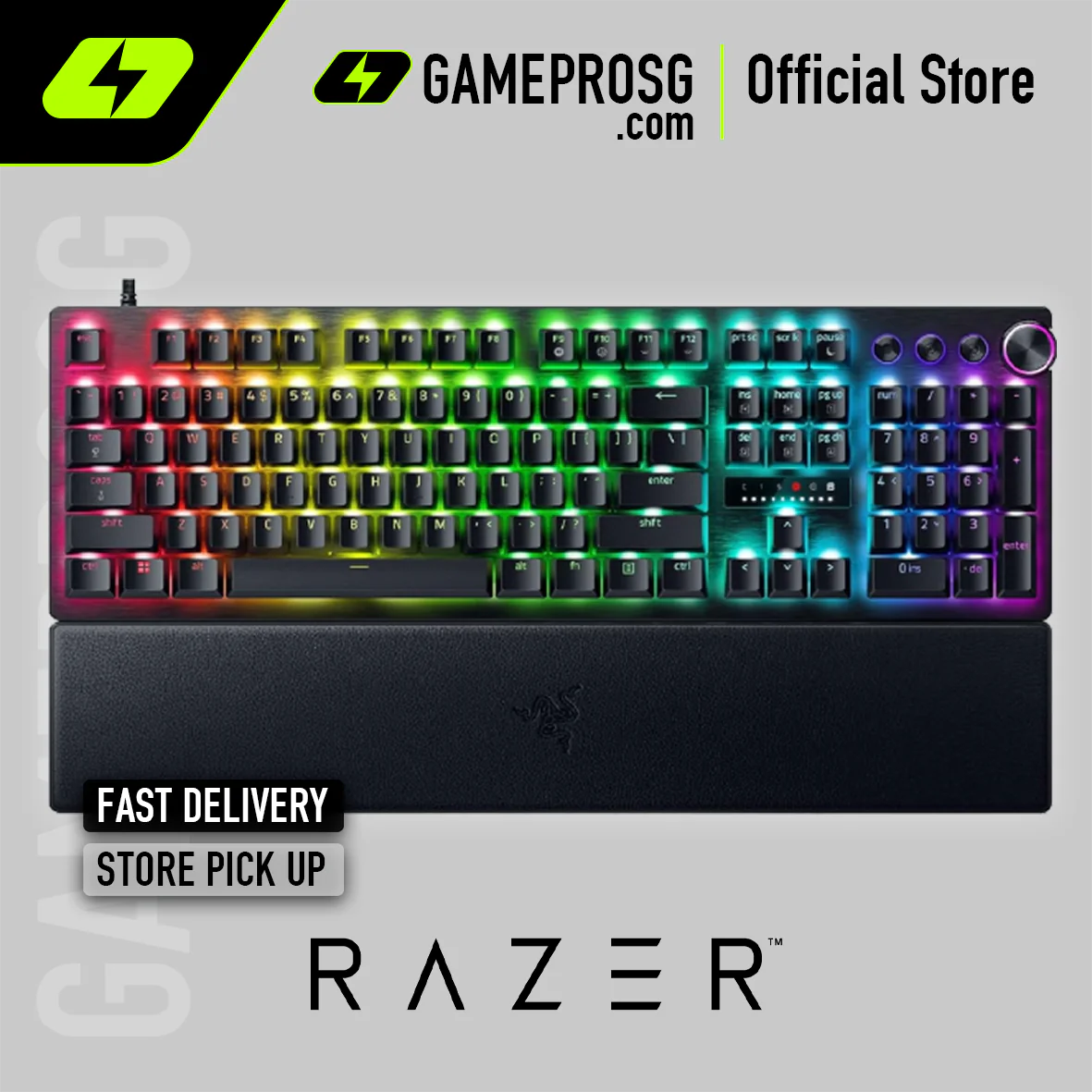 Razer Huntsman V3 Pro Wired Full Size Analog Optical Esports Keyboard