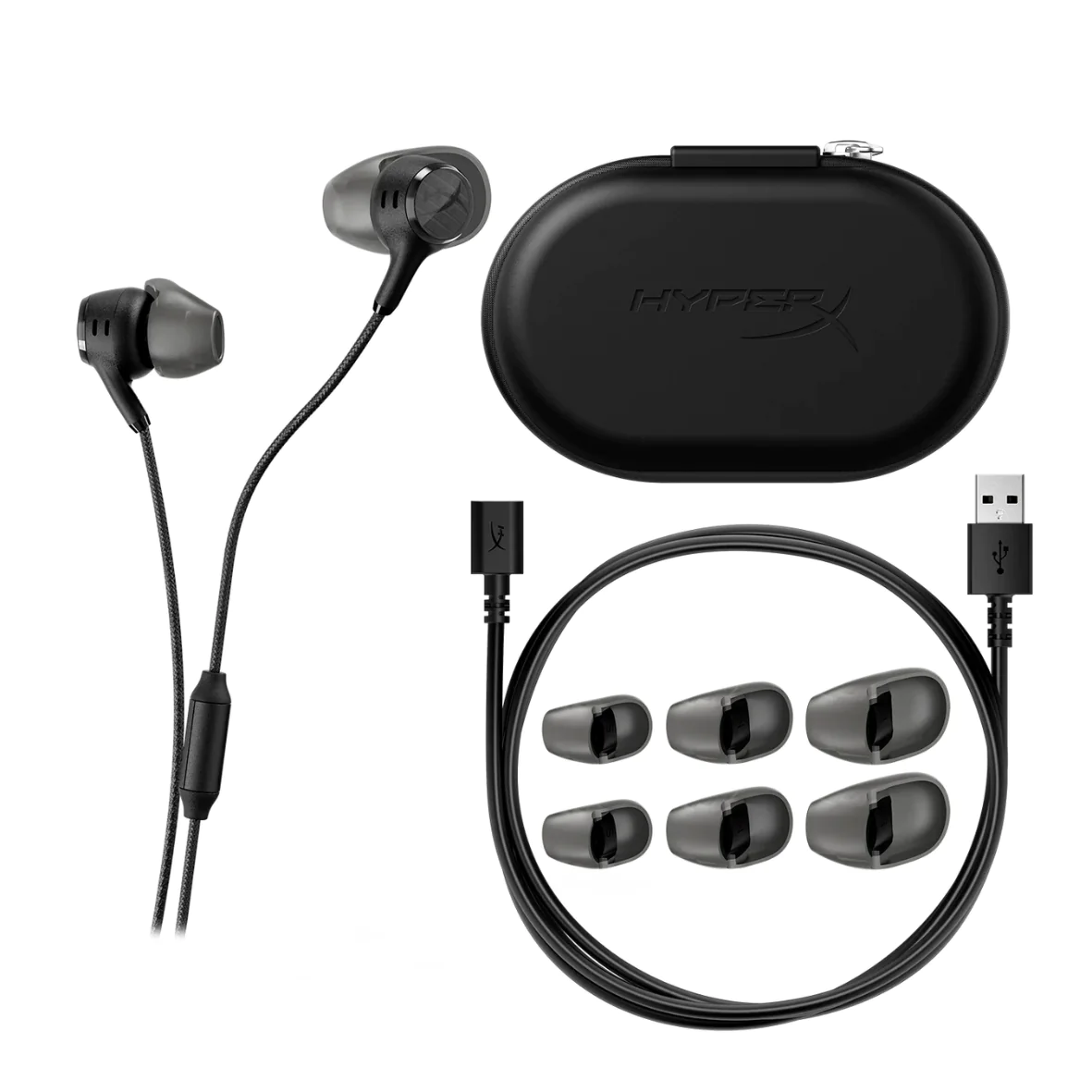 HyperX Cloud Earbuds III S – USB-C – In-Ear Gaming Earbuds – Surround Sound – Built-in Mic