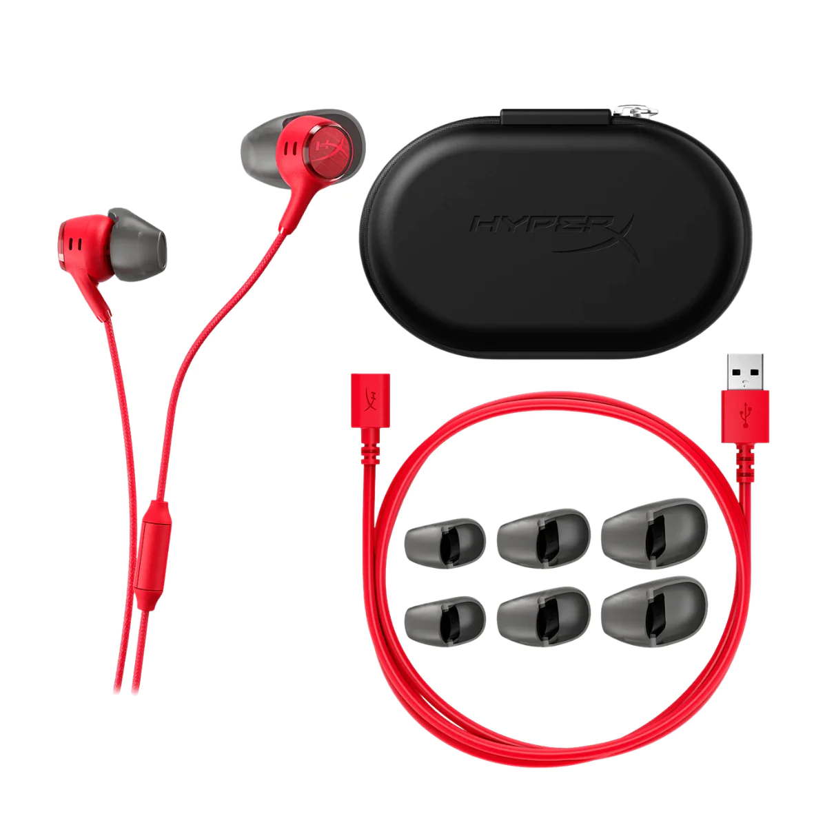 HyperX Cloud Earbuds III S – USB-C – In-Ear Gaming Earbuds – Surround Sound – Built-in Mic