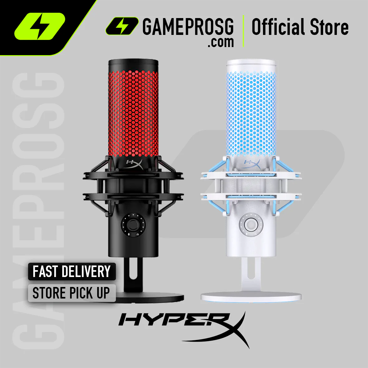 HyperX QuadCast 2 Wired Multi-Pattern USB Electret Condenser Microphone